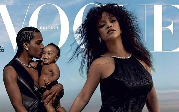 Рианна для Vogue: съемка с 9-месячным сыном и интервью о сложностях материнства